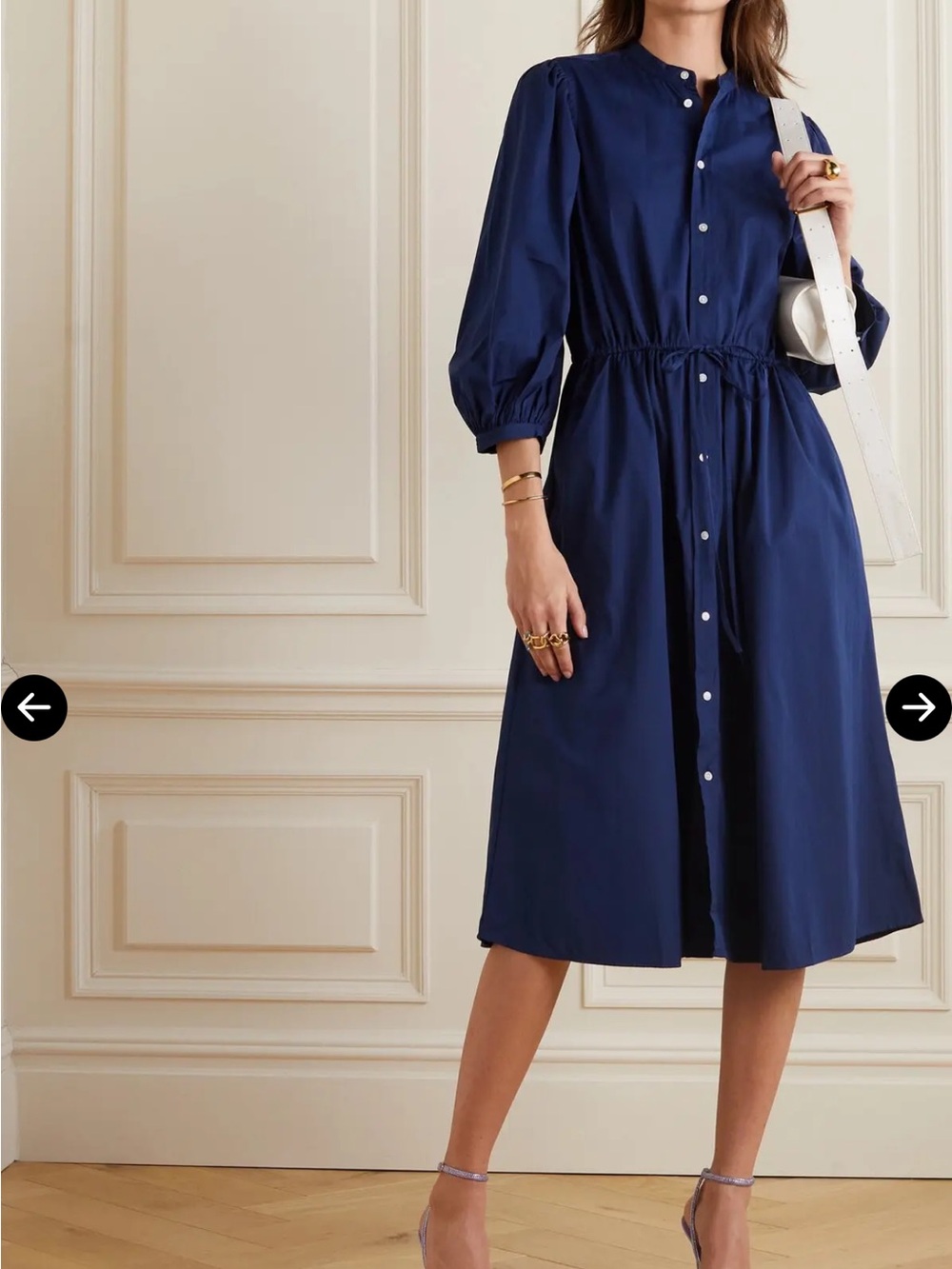 Polo Ralph Lauren's 'Elie' midi shirt dress size 2